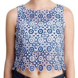 BB Dakota Eyelet Crop Top